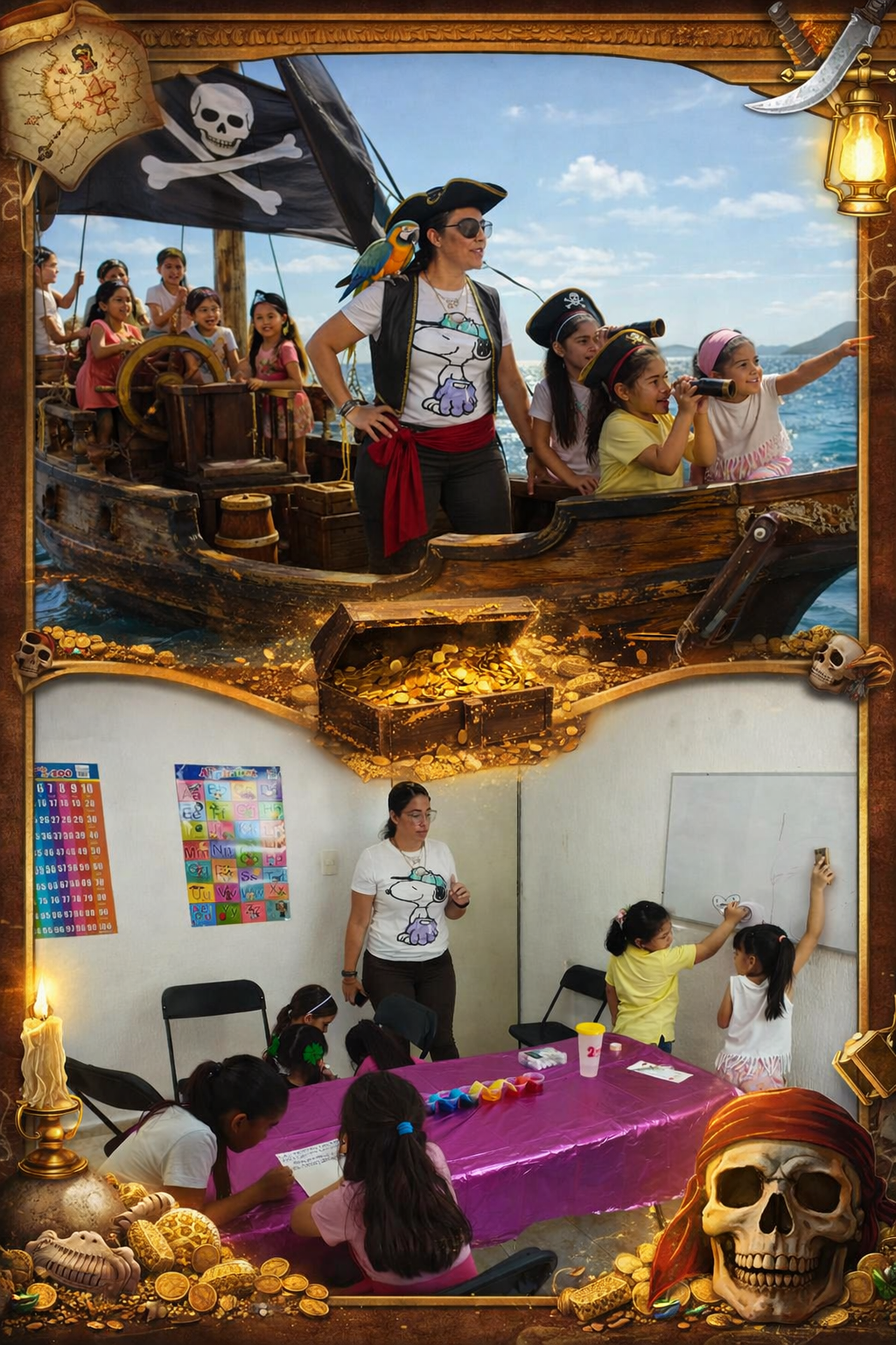 Aventura pirata educativa